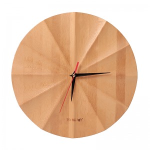 Bamboo Craft Creative Wall Clock Home Decoration