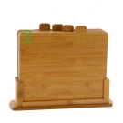 Bamboo Cutting Board 4-Piece Set